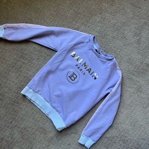 Kids authentic Balmain sweatshirt crewneck